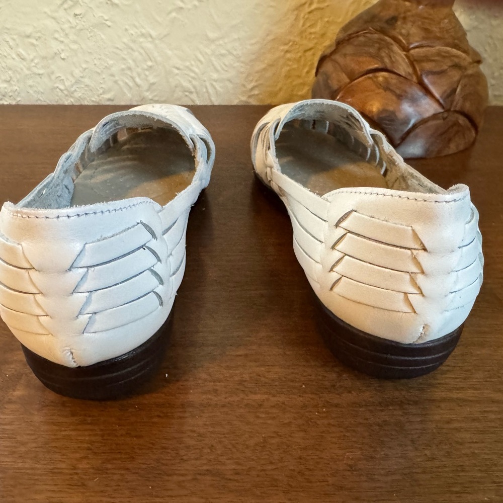 NWOT Vintage Softspots White Huaraches - Size 8.5M - Picture 3 of 6